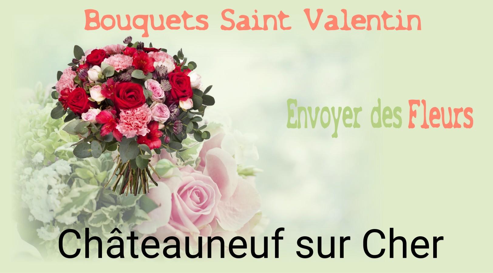 Roses de Saint-Valentin livrées à Châteauneuf-sur-Cher